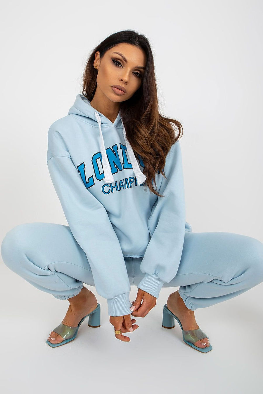 Zweiteiliges Jogging-Set mit Kapuzenpullover und Hose