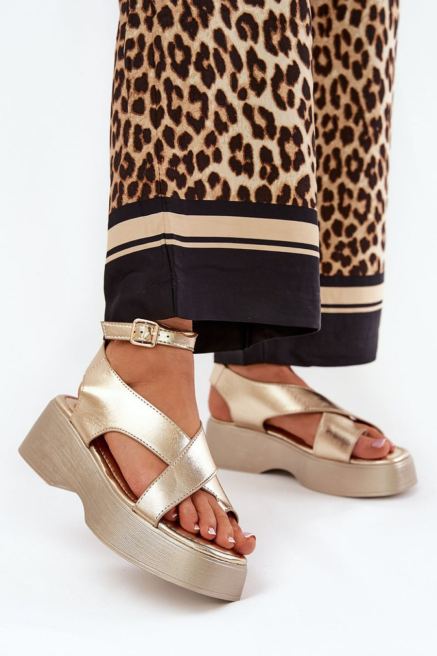 Keilabsatz Sandalen Step in style