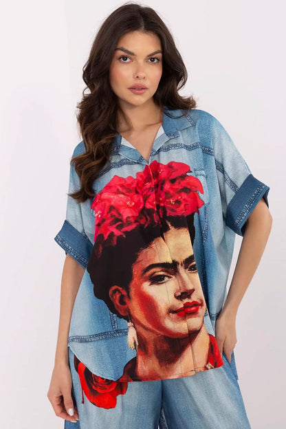  Kurzarm Hemd model 210032 Italy Moda 