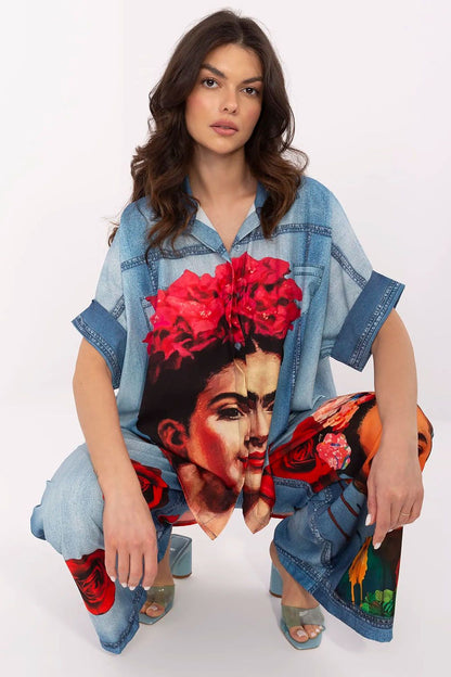  Kurzarm Hemd model 210032 Italy Moda 