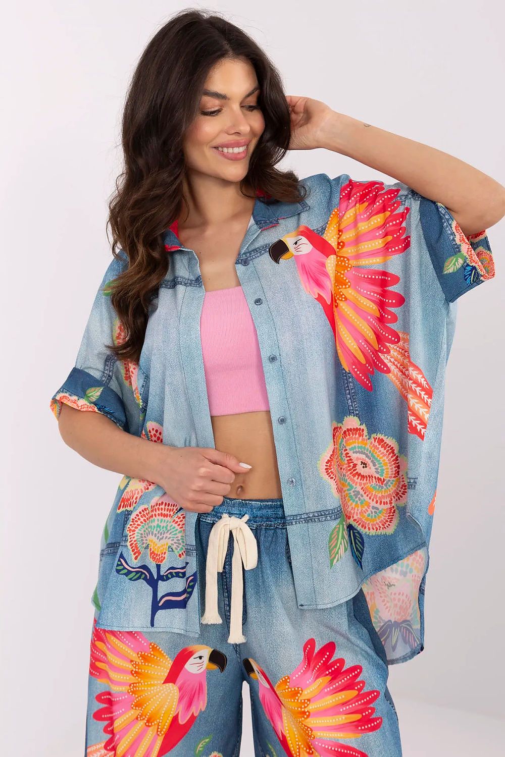  Kurzarm Hemd model 210033 Italy Moda 