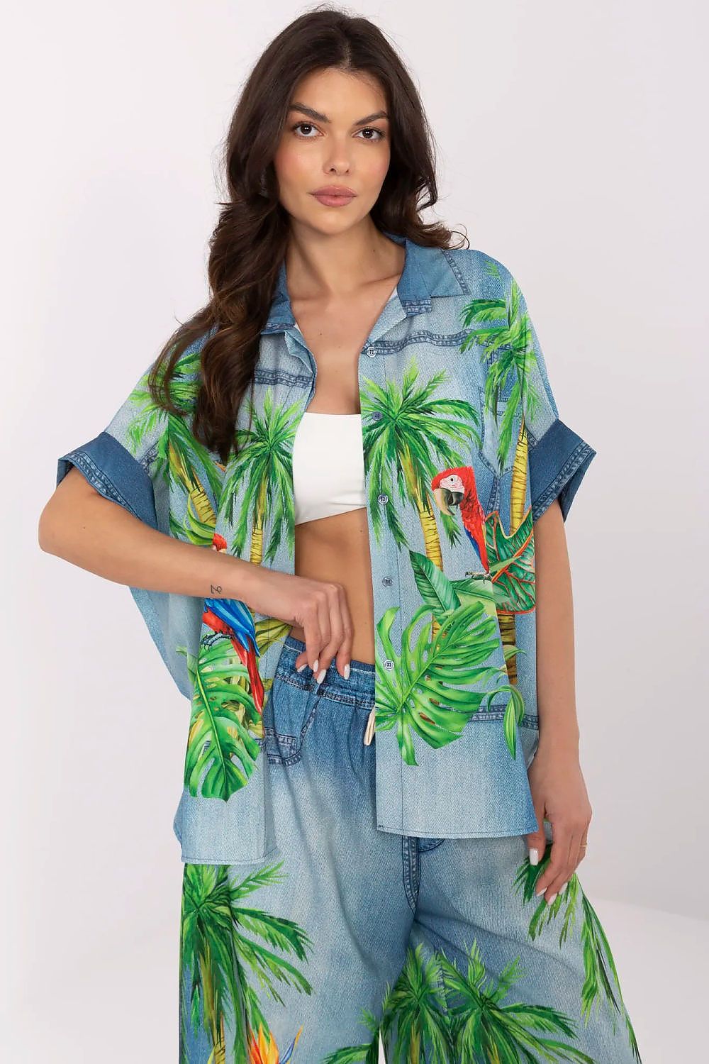  Kurzarm Hemd model 210034 Italy Moda 