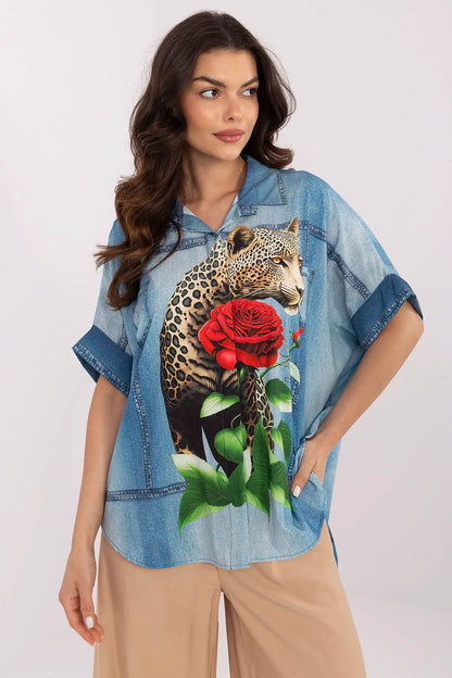  Langarm Hemd model 210971 Italy Moda 