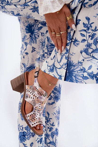  Sandalen mit Absatz model 211363 Step in style 