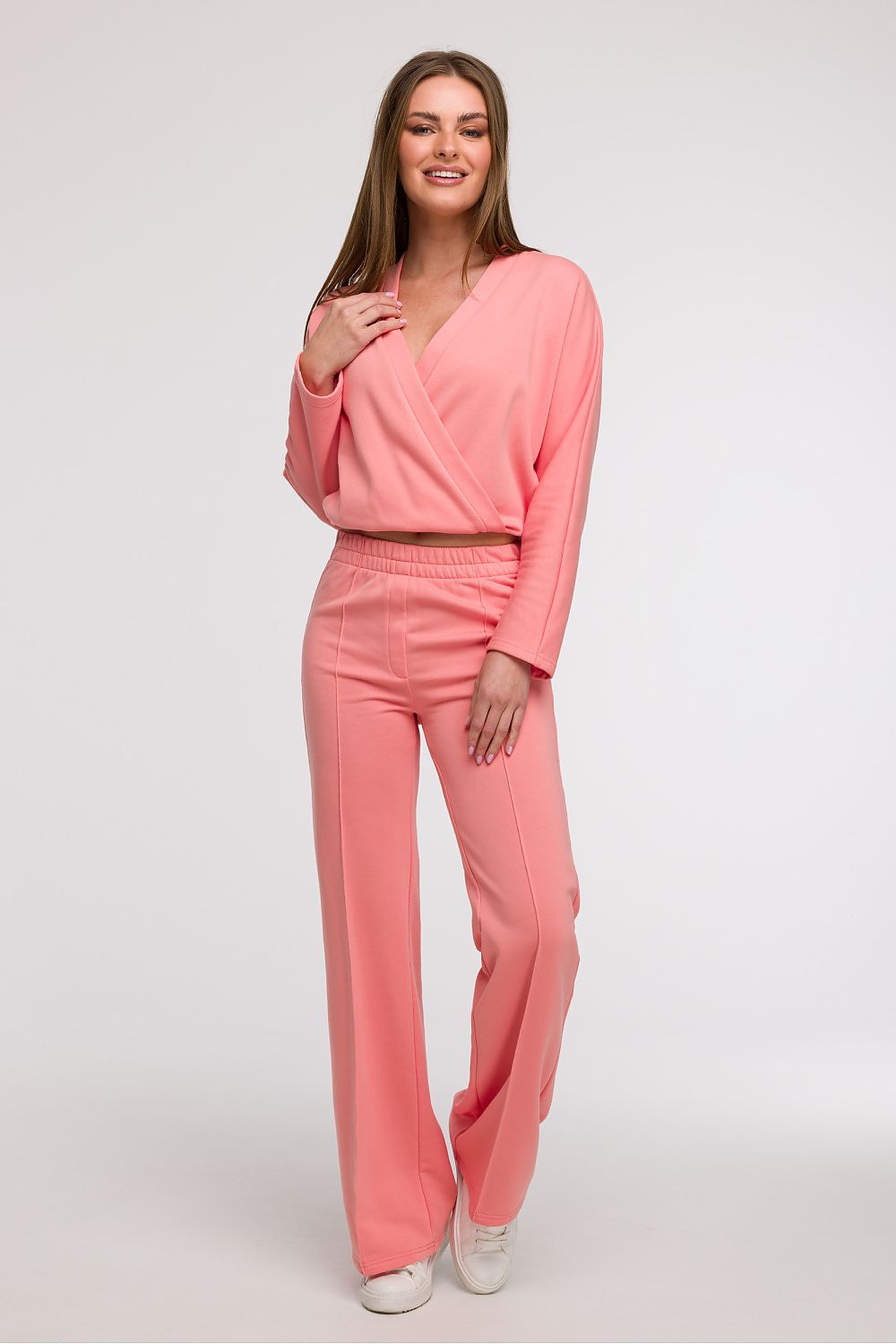 Wide Leg Jogginghose mit elastischem Bund