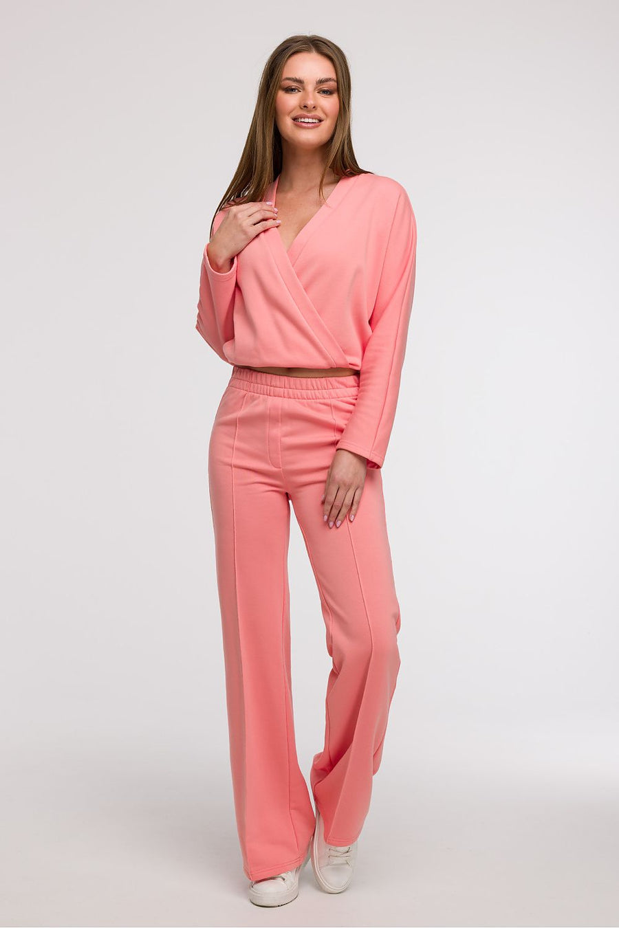 Wide Leg Jogginghose mit elastischem Bund