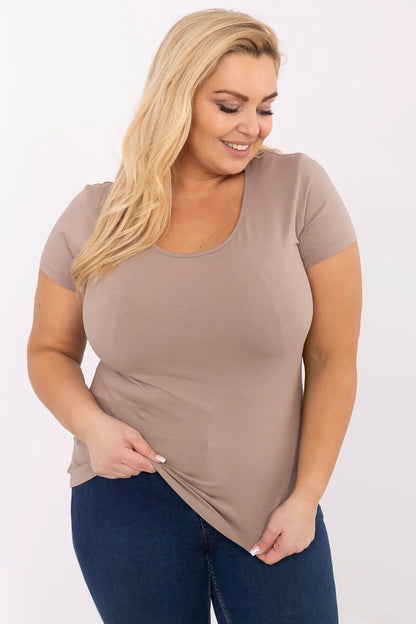  Plus-Size T-shirt model 211763 Relevance 