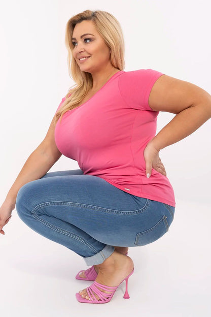  Plus-Size T-shirt model 211768 Relevance 