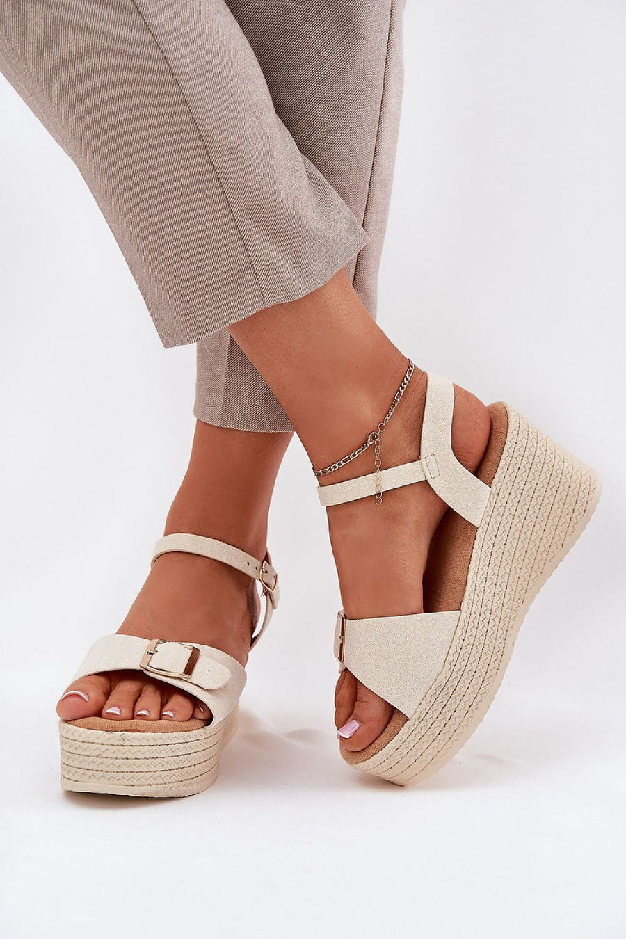 Keilabsatz Sandalen Step in style