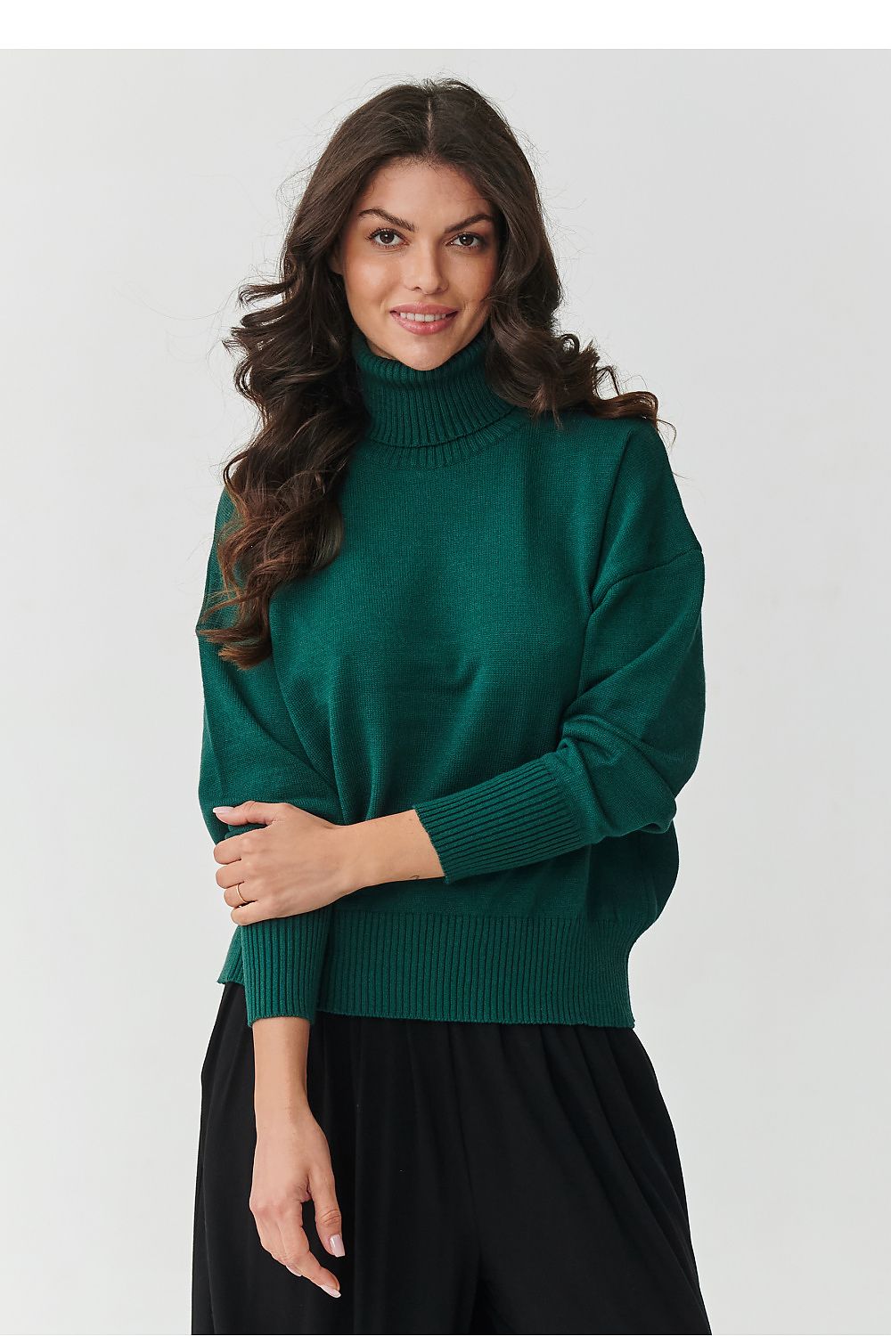  Rollkragenpullover model 217396 Makadamia 