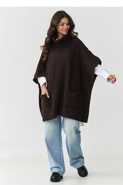  Rollkragenpullover model 217654 Makadamia 