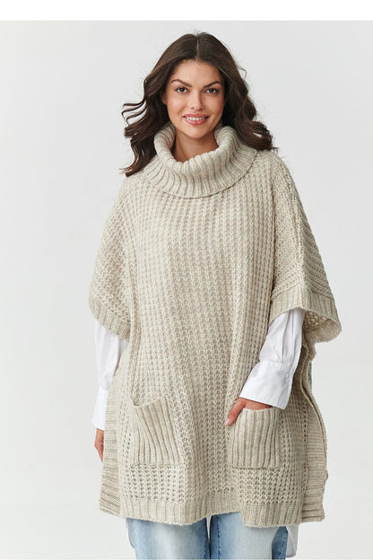  Rollkragenpullover model 217656 Makadamia 