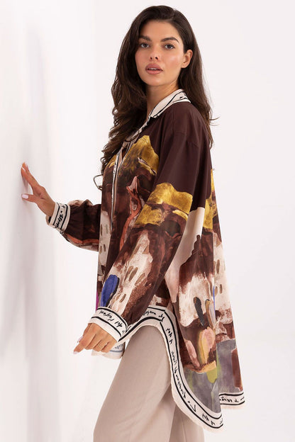  Langarm Hemd model 218396 Rue Paris 