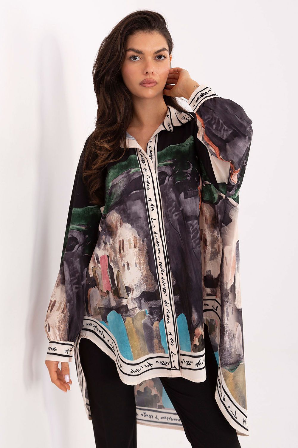  Langarm Hemd model 218397 Rue Paris 