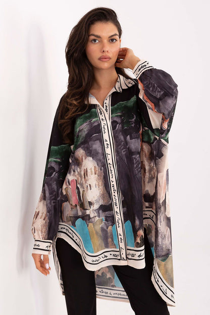  Langarm Hemd model 218397 Rue Paris 