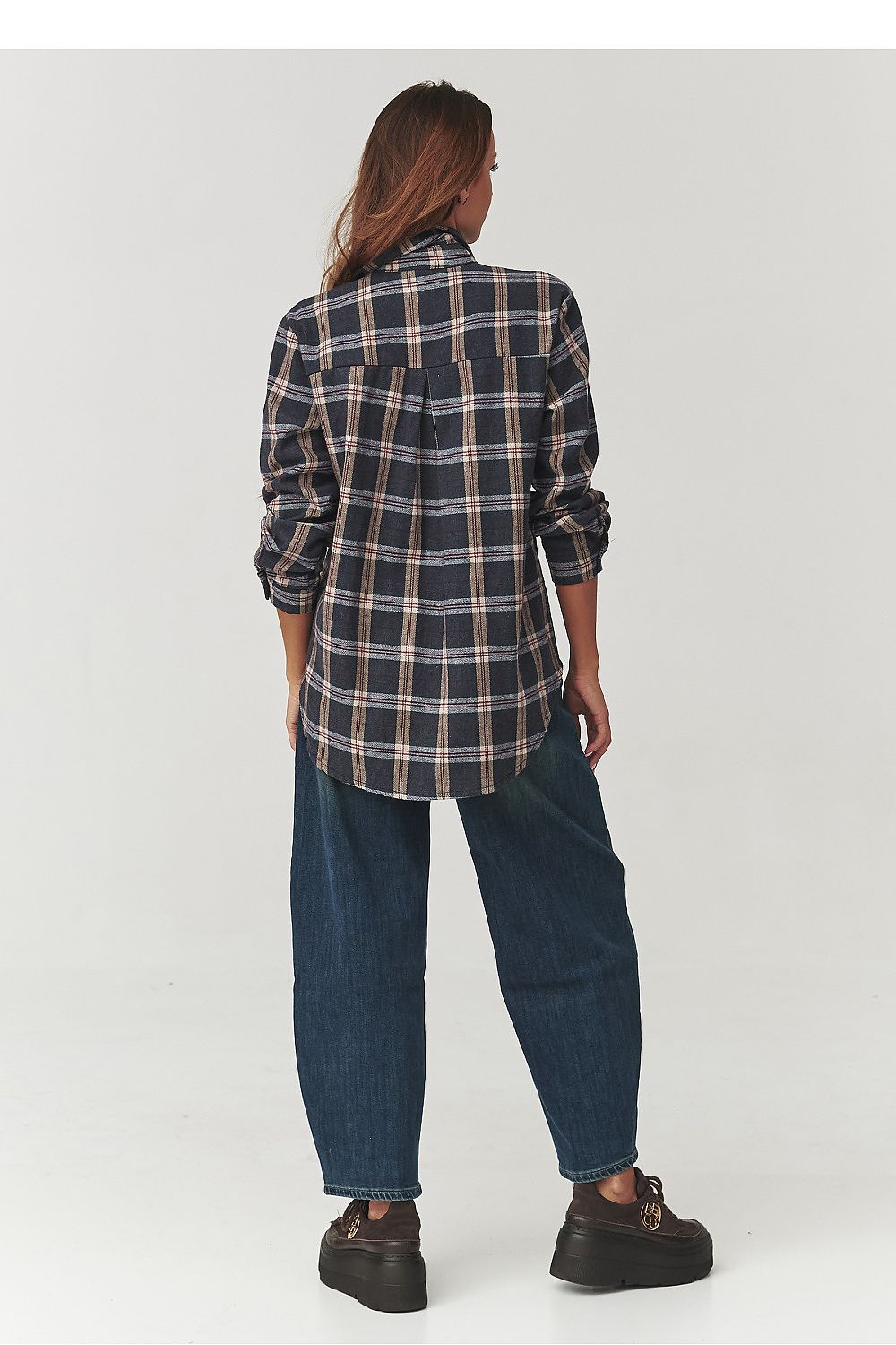  Langarm Hemd model 219730 Makadamia 