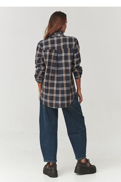  Langarm Hemd model 219730 Makadamia 