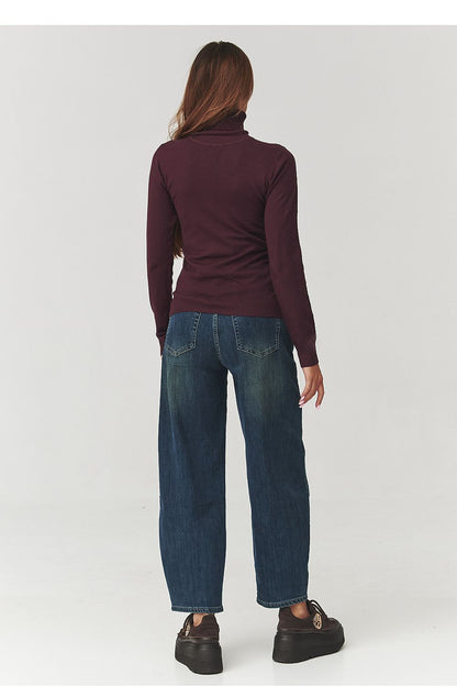  Rollkragenpullover model 219744 Makadamia 