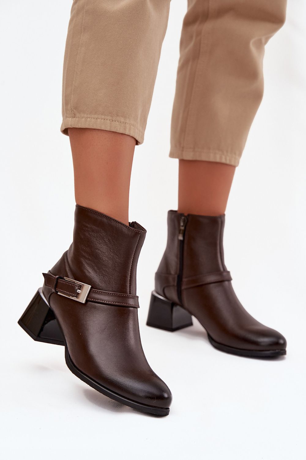  Stiefeletten mit Absatz model 220702 Step in style 