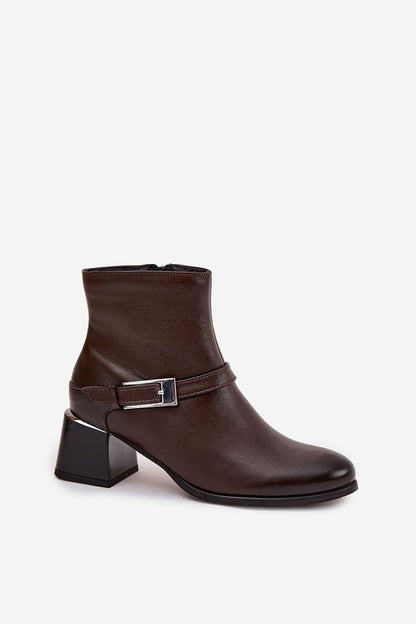  Stiefeletten mit Absatz model 220702 Step in style 