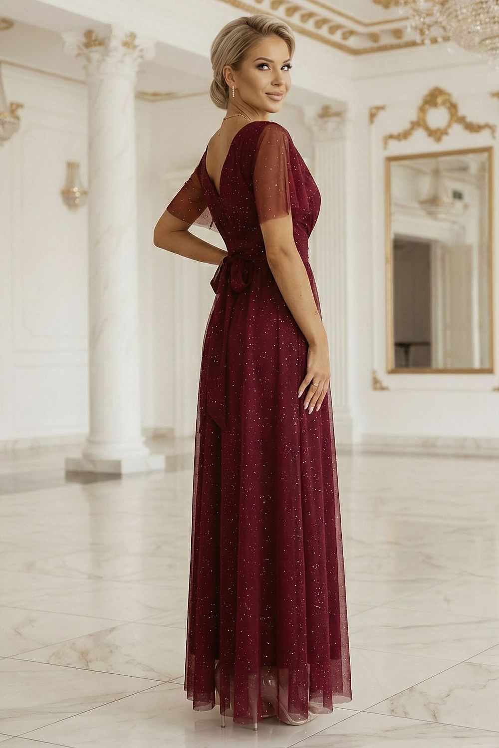  Langes Kleid model 222139 Numoco 