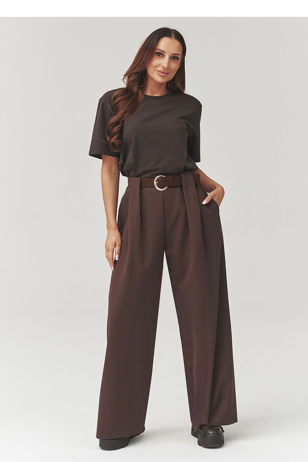  Damen Hose model 223363 Makadamia 