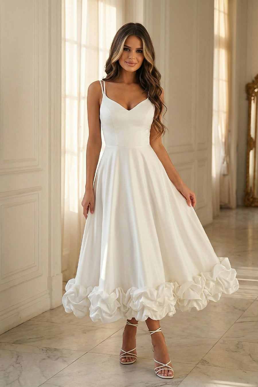 Abendkleid Bicotone