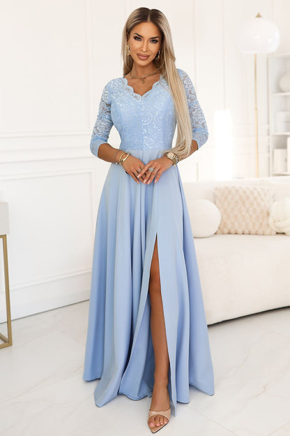  Langes Kleid model 227721 Numoco 