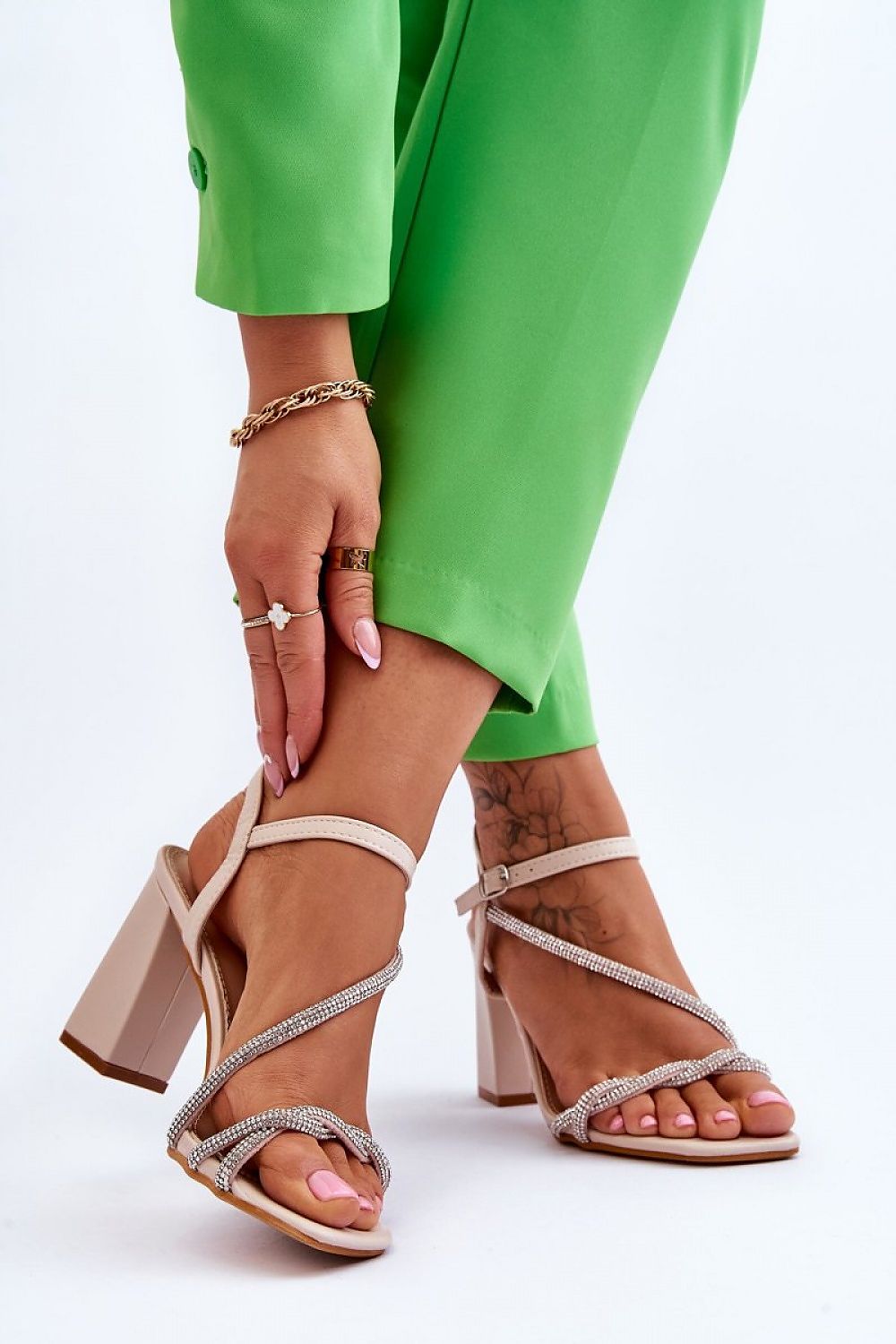  Sandalen mit Absatz model 179142 Step in style 