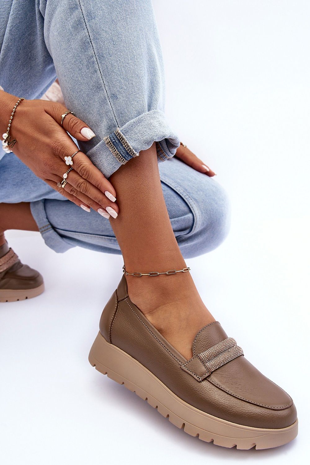  Plateau-Halbschuhe model 186094 Step in style 