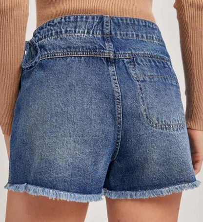 Damen Hosenrock mit Bindeband in Vorderansicht