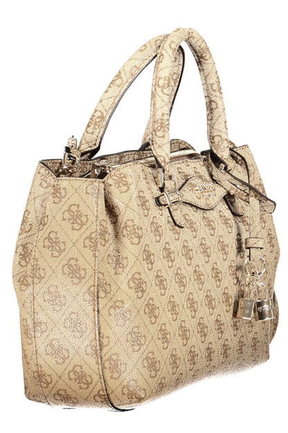 GUESS JEANS WOMEN'S BEIGE BAG-2