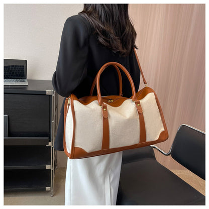 Voyagera™ – Canvas Travel Tote Bag (Large Capacity)