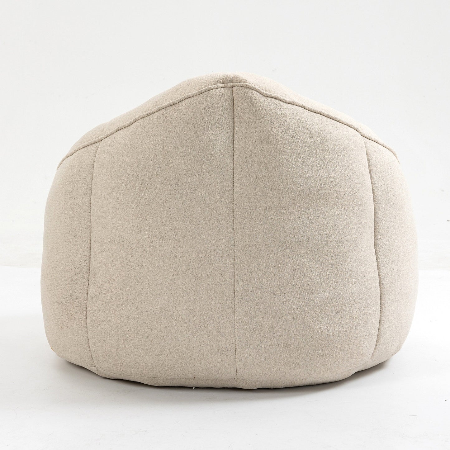 CloudSoft Sitzsack mit Fußhocker Beige