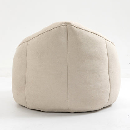 CloudSoft Sitzsack mit Fußhocker Beige